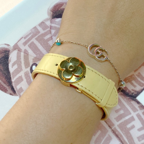 Louis Vuitton Monogram Pattern Good Luck Leather Bracelet - Picture 11 of 15